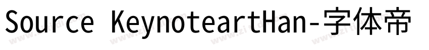 Source KeynoteartHan字体转换